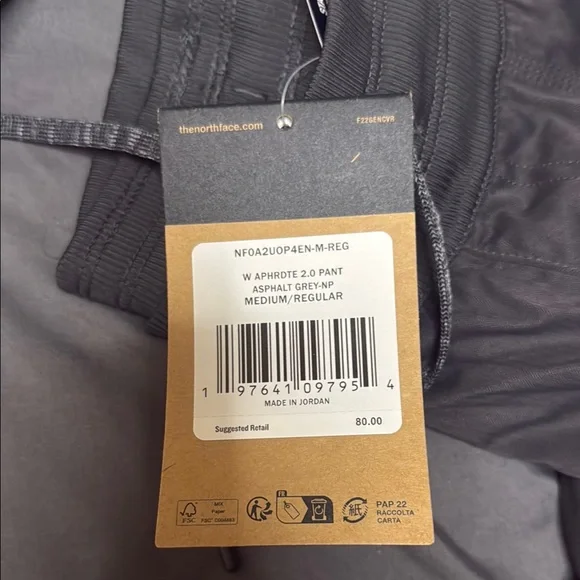 The North Face Gray Drawstring Hiking Pants - Picture 4 of 4
